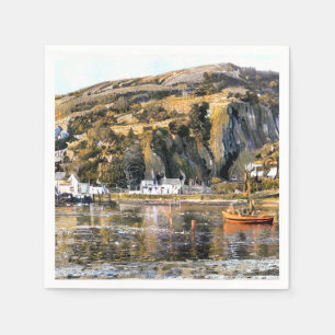 HARBOR BARMOUTH WALES SERVIETTE