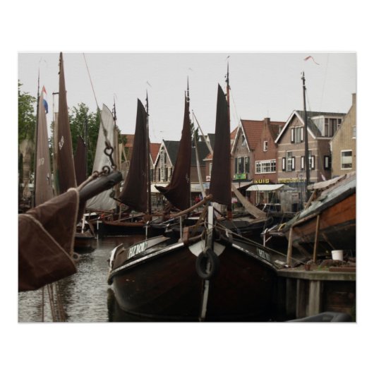 Harbor, boats, poster (Vorderseite)