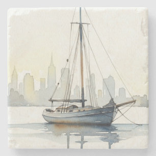 Harbor Dawn Steinuntersetzer