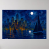 Harbor Dreams Landscape Poster (Vorne)