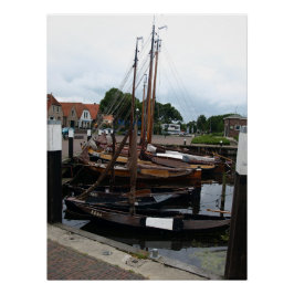 Harbor, Fishingboats Poster