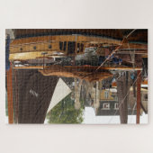 Harbor, wood Fishingboat Puzzle (Horizontal)
