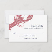 Harborside RSVP-Karte RSVP Karte (Vorderseite)