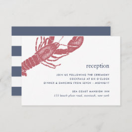 Harborside Wedding Reception Enclosure Card Einladung