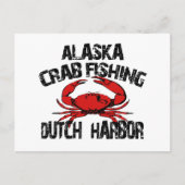 Harbour Alaska Crab Fischen Postkarte (Vorderseite)