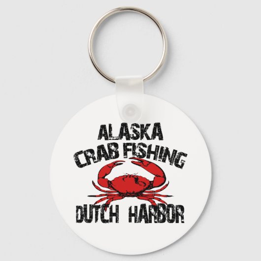 Harbour Alaska Crab Fischen Schlüsselanhänger (Vorderseite)