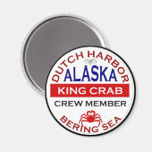 Harbour Alaskan King Crab Crew Mitglied Magnet (Vorderseite/Rückseite)