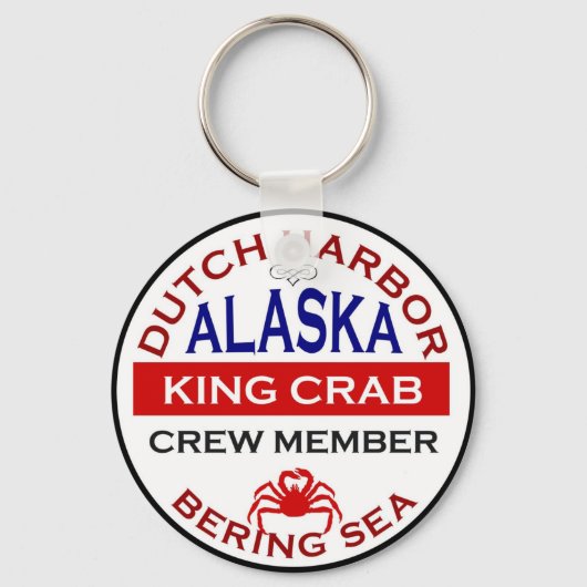 Harbour Alaskan King Crab Crew Mitglied Schlüsselanhänger (Vorderseite)