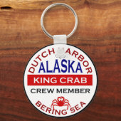 Harbour Alaskan King Crab Crew Mitglied Schlüsselanhänger (Vorderseite)