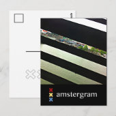 Harbour Amsterdam gram Postkarte (Vorne/Hinten)