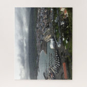 Harbour and coastline of Terceira Azores Puzzle (Vertikal)