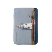 Harbour Beach Lighthouse bathmat Badematte (Vorderseite Vertikal)