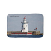 Harbour Beach Lighthouse bathmat Badematte (Vorderseite)
