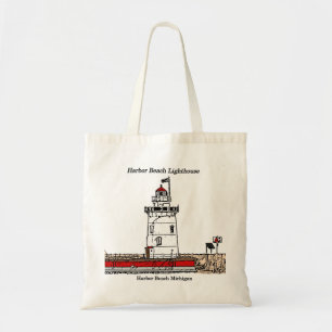 Harbour Beach Lighthouse Design Tasche