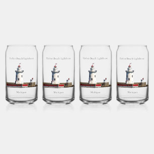 Harbour Beach Lighthouse kann Glas