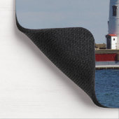Harbour Beach Lighthouse Mousepad (Ecke)