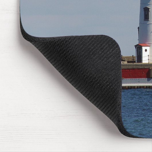 Harbour Beach Lighthouse Mousepad (Ecke)