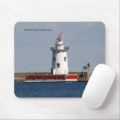 Harbour Beach Lighthouse Mousepad (Mit Mouse)