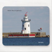Harbour Beach Lighthouse Mousepad (Vorne)