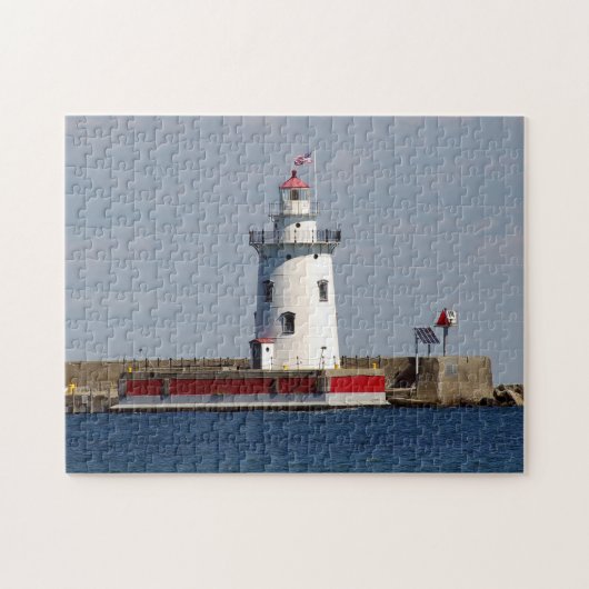 Harbour Beach Lighthouse Puzzle (Horizontal)