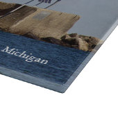 Harbour Beach Lighthouse Schneidebrett (Ecke)