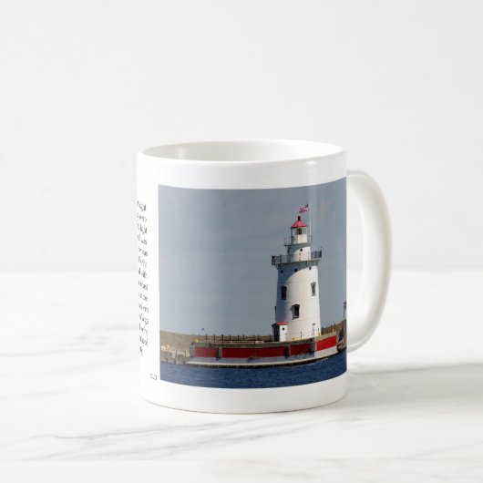 Harbour Beach Lighthouse Tasse (VorderseiteRechts)