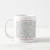 Harbour Beach Lighthouse Tasse (Links)
