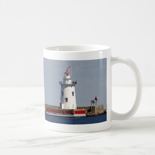 Harbour Beach Lighthouse Tasse (Rechts)