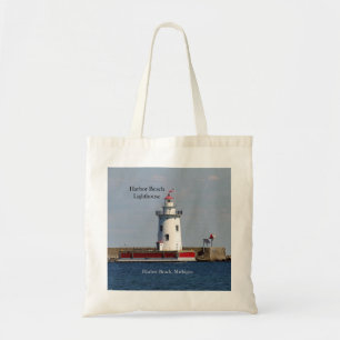 Harbour Beach Lighthouse Tote Tasche