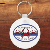 Harbour Bering Sea Crab Fischen Schlüsselanhänger (Vorderseite)