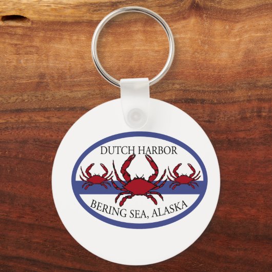 Harbour Bering Sea Crab Fischen Schlüsselanhänger (Vorderseite)