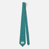 Harbour Blue Wedding Keepake Neck Tie Krawatte (Vorderseite)