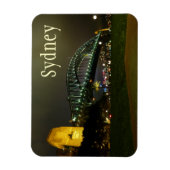 Harbour Bridge at Night, Sydney, Australien Magnet (Vertikal)