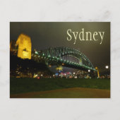 Harbour Bridge at Night, Sydney, Australien Postca Postkarte (Vorderseite)