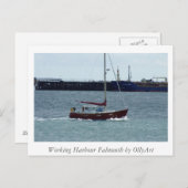 Harbour Falmouth von OllyArt Fotografy Postkarte (Vorne/Hinten)