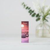 Harbour Hues Lesezeichen Business Cards Mini Visitenkarte (Stehend Vorderseite)