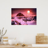 Harbour Hues Painted Poster (Küche)