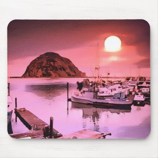 Harbour Hues Painting Maus Pad Mousepad (Vorne)