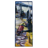 Harbour Island, Bahamas, die heutige Speisekarte Geschenktüte Für Weinflaschen (Rückseite)