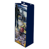 Harbour Island, Bahamas, die heutige Speisekarte Geschenktüte Für Weinflaschen (Vorderseite Schrägansicht)