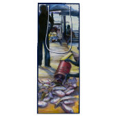 Harbour Island, Bahamas, die heutige Speisekarte Geschenktüte Für Weinflaschen (Vorderseite)