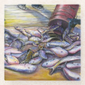 Harbour Island, Bahamas Glasuntersetzer (Vorderseite)