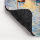 Harbour Neo-Impressionismus Mousepad (Ecke)