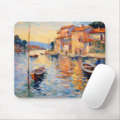Harbour Neo-Impressionismus Mousepad (Mit Mouse)