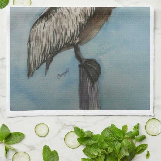 Harbour Pelican Handtuch (Gefaltet)