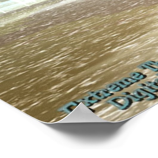 Harbour Rain Poster (Ecke)