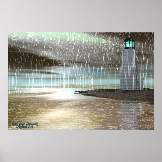 Harbour Rain Poster (Vorne)