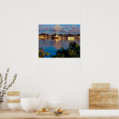 Harbour Reflection Poster (Küche)