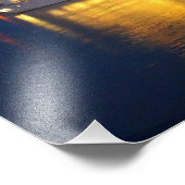 Harbour Reflections Fotodruck (Ecke)