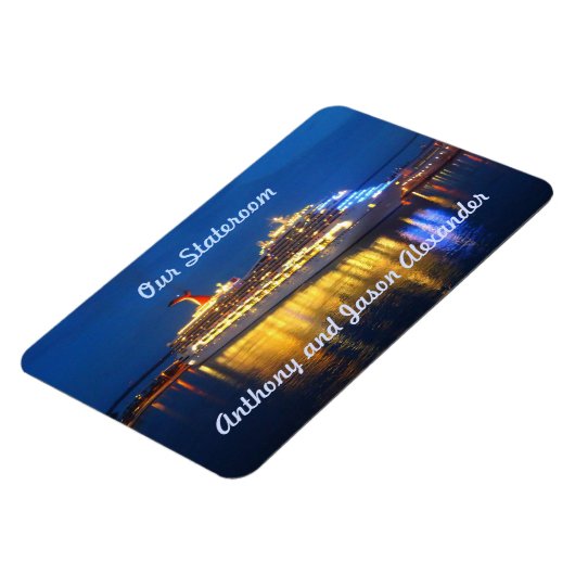 Harbour Reflections Hzt Stateroom Door Marker Magnet (Linke Seite)